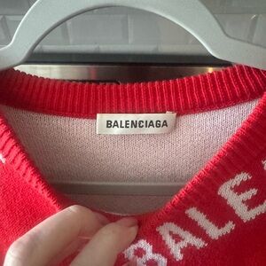 Balenciaga all over sweater
